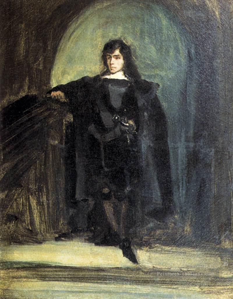 Autoportrait comme Ravenswood romantique Eugène Delacroix Peintures à l'huile